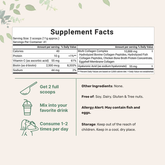 Multi Collagen Peptides Powder VIP