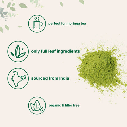 Organic Moringa Oleifera Leaf Powder VIP